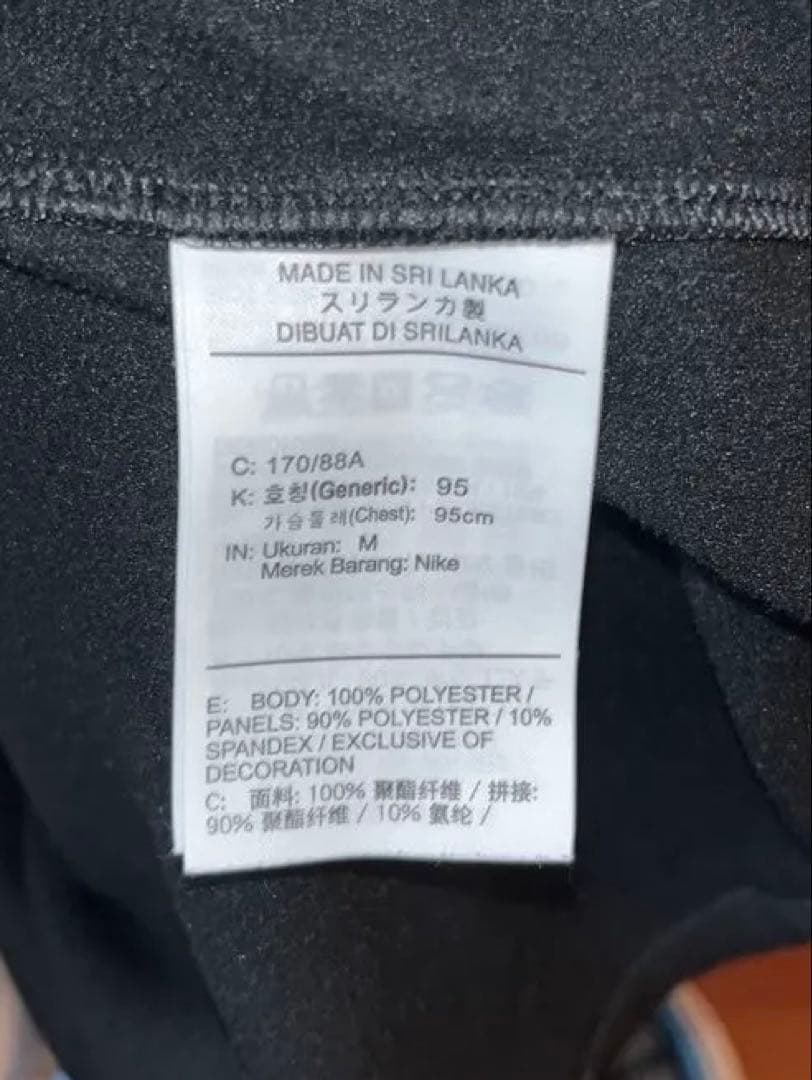 Nike DRI-FIT ハーフジップジャケット ブラック