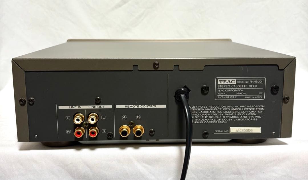 TEAC カセットデッキ R-H500