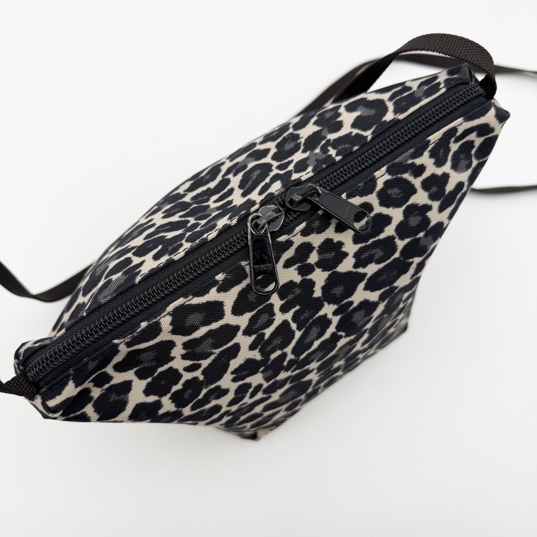 エルベシャプリエ 2885F 舟型ショルダーバッグ Sパンサーブラン ヒョウ