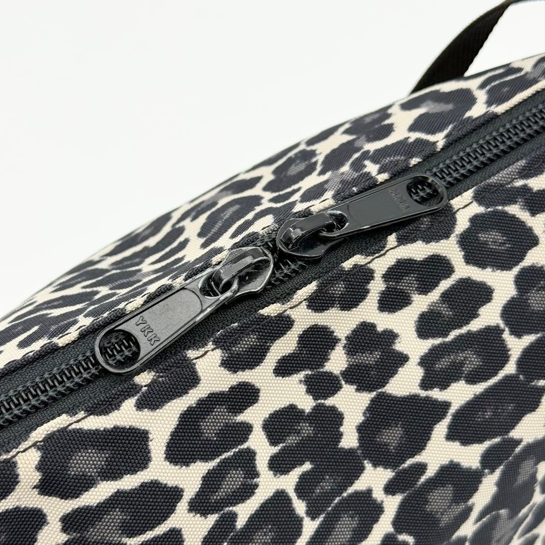 エルベシャプリエ 2885F 舟型ショルダーバッグ Sパンサーブラン ヒョウ