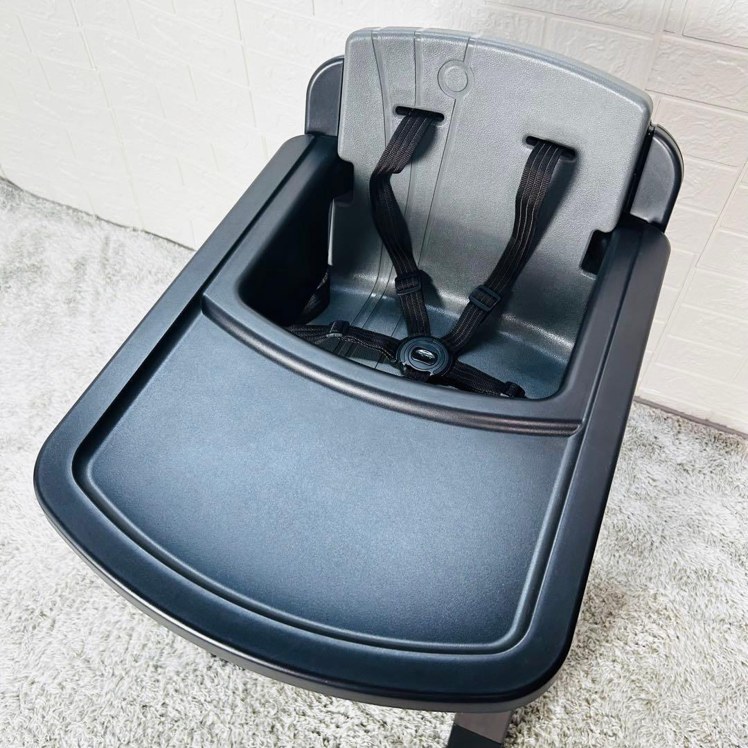 美品 nuna ヌナ ベビーチェア ザズ ハイチェア テーブル付き ピュータ