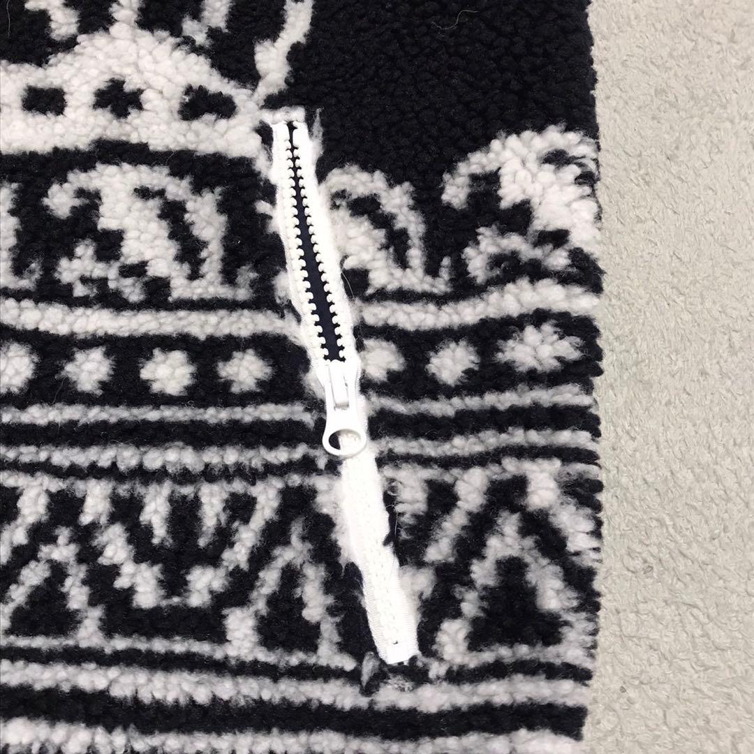 PEARLY GATES パーラーゲイツ　ボアジップベスト　刺繍ロゴ　4