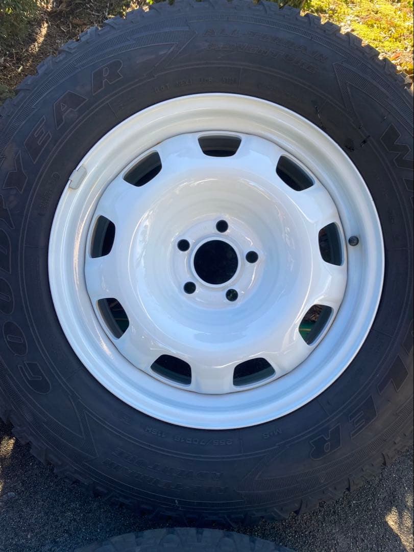 おまけマット付き255/70r18 ランドローバーディフェンダーホイールセット