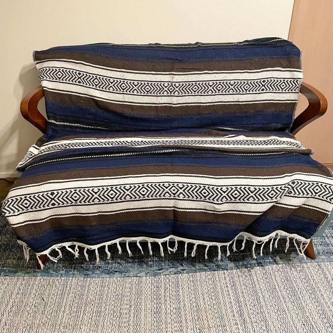 【⭕️値下げ中】NOCE(ノーチェ) コンパクトソファ 2人掛け ブルー