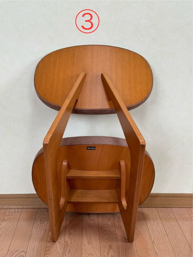 天童木工　低座椅子　5脚セット