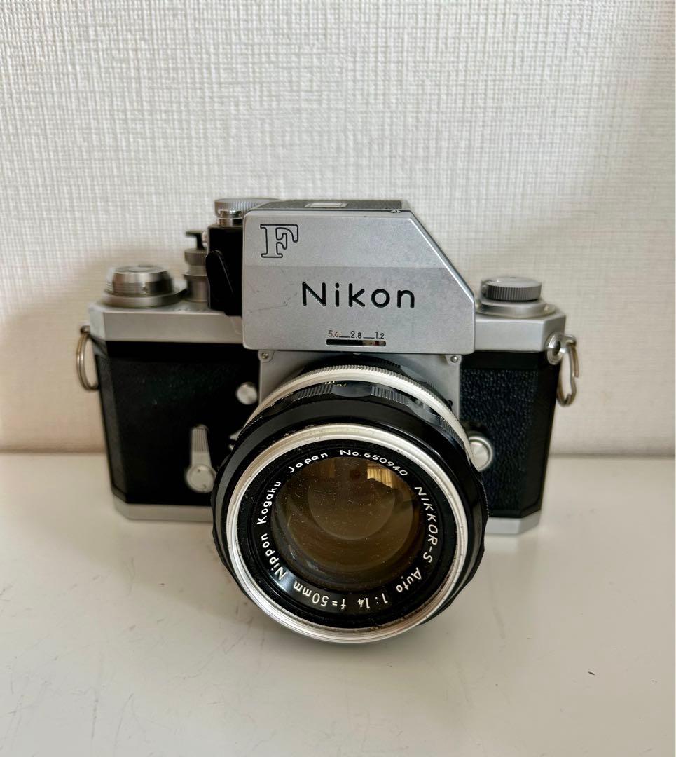 ニコン Ｆフォトミック　シルバー+NIKKOR-S  Auto +小物