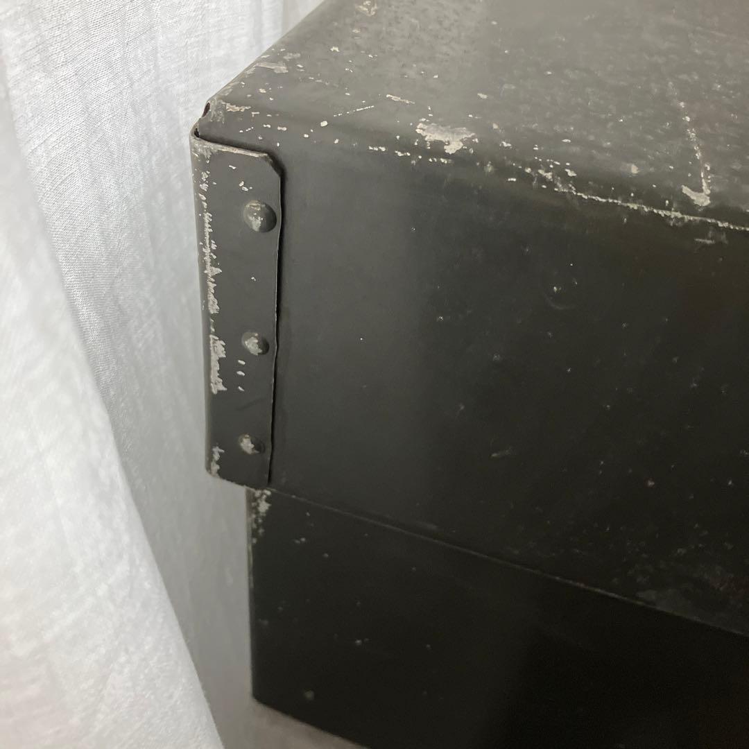 ヴィンテージ　リベット　アルミコンテナ　アルミBOX