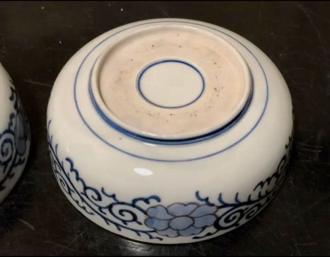 上手物 古伊万里 金彩錦 春寒鉢 膾皿 中鉢 2客