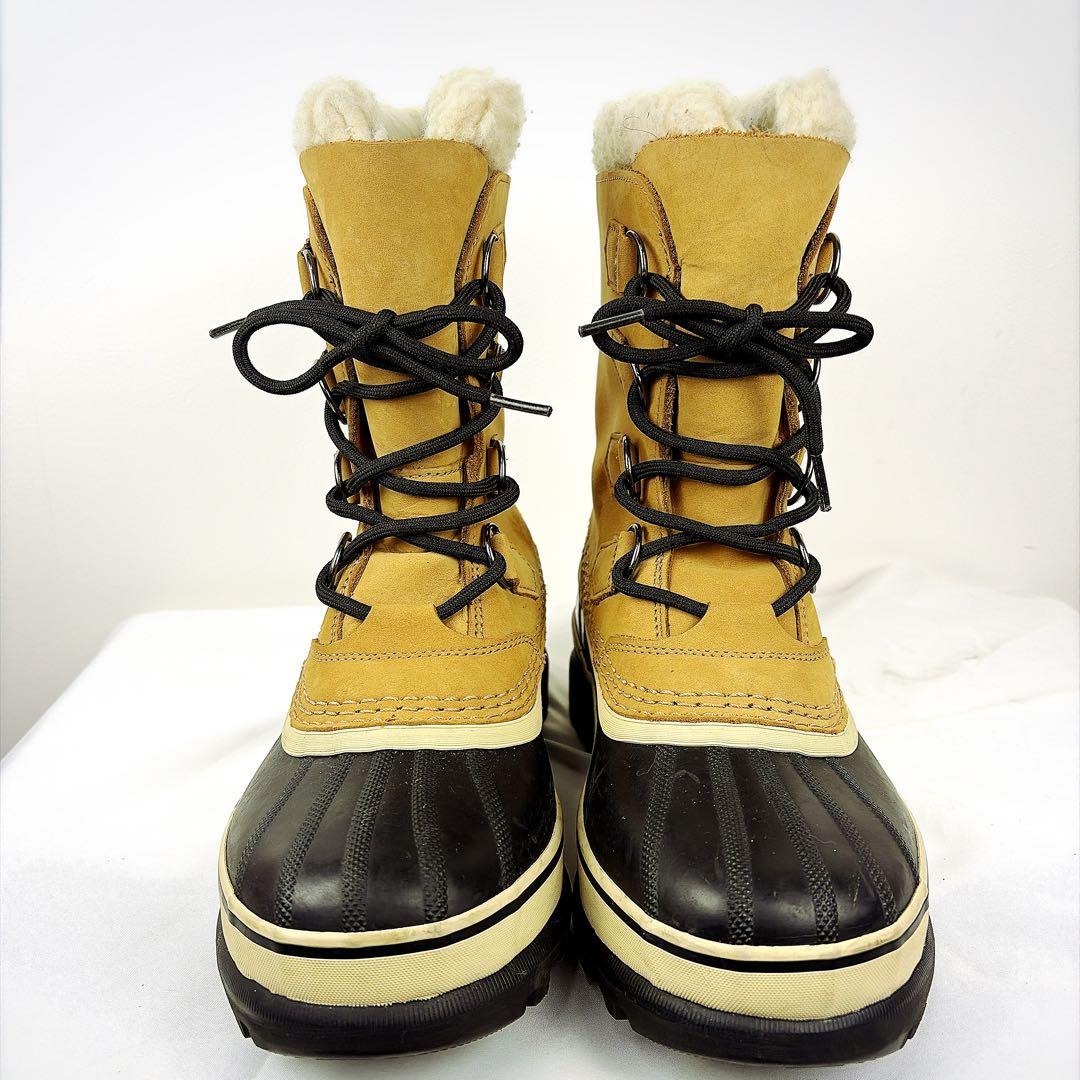 美品✨ソレル カリブー スノーブーツ24cm NL1005 ウォータープルーフ