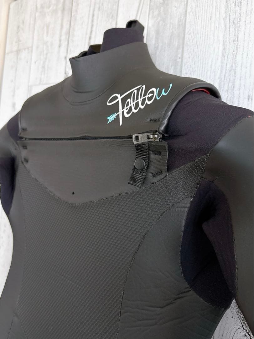 FELLOW セミドライ チェストジップ ウエットスーツ ラバー 3×5 M