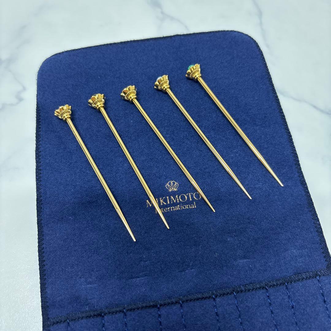 0225 ミキモト　半貴石　フルーツピック　未使用　希少　レア　※値下げ不可.