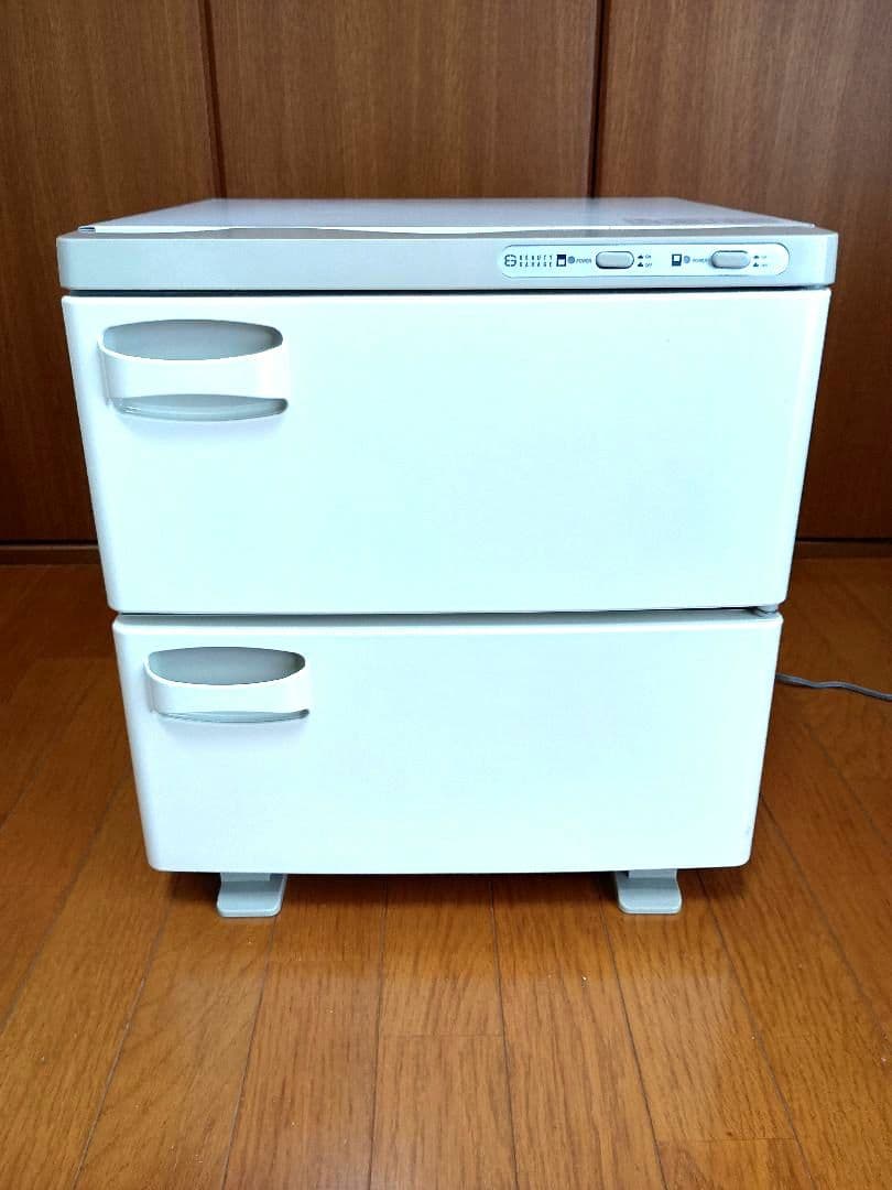 【取説付】タオルウォーマーXLサイズ（横開き）オフホワイト ビューティガレージ