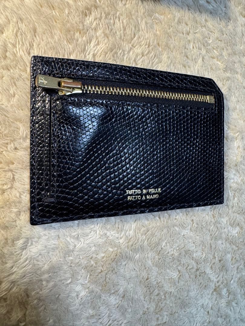 【ラルコバレーノ】スマートミニウォレット　リザード