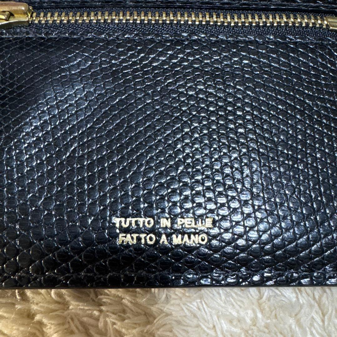 【ラルコバレーノ】スマートミニウォレット　リザード