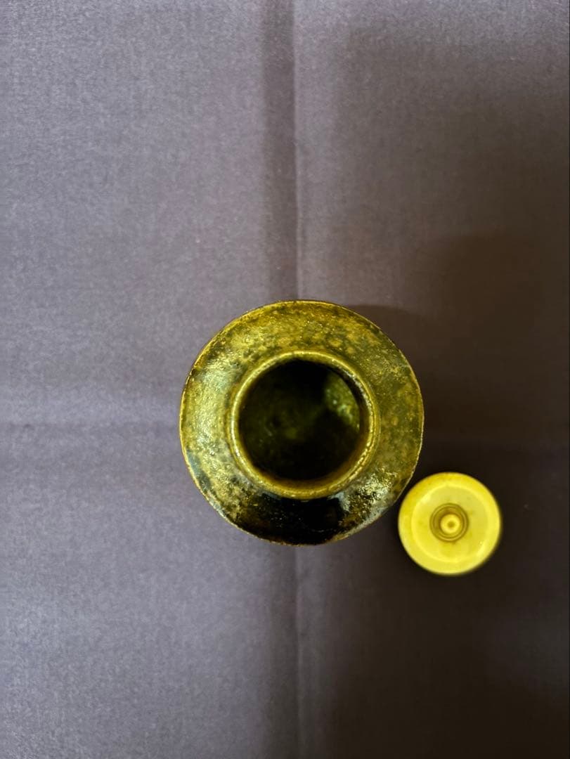 鵬雲斎　箱書　瀬戸　茶入　「小原木」　茶器　茶道具　瀬戸焼　仕覆　挽家　付き