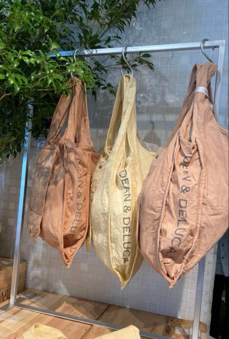 DEAN & DELUCA 天然染めショッピングバッグ　新品