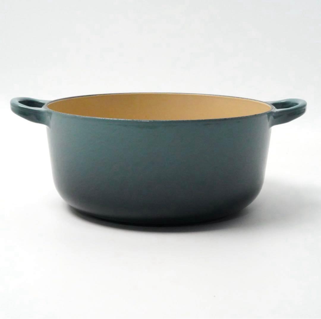 【美品】LE CREUSET　ココット ロンド オーシャン　20cm