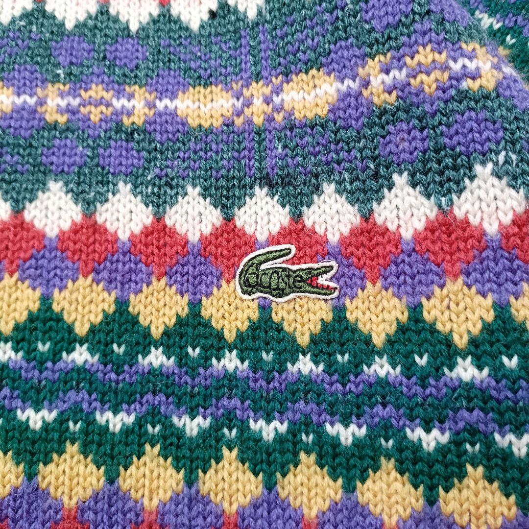 【未使用】80s CHEMISE LACOSTE ラコステ ニット セーター 4