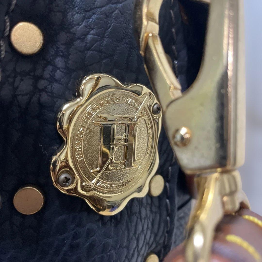 希少品 美品 HONMA ホンマ 本間 クラシック 本革 レザー キャディバッグ