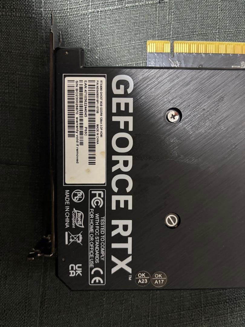 GEFORCE RTX グラフィックボードRTX4060