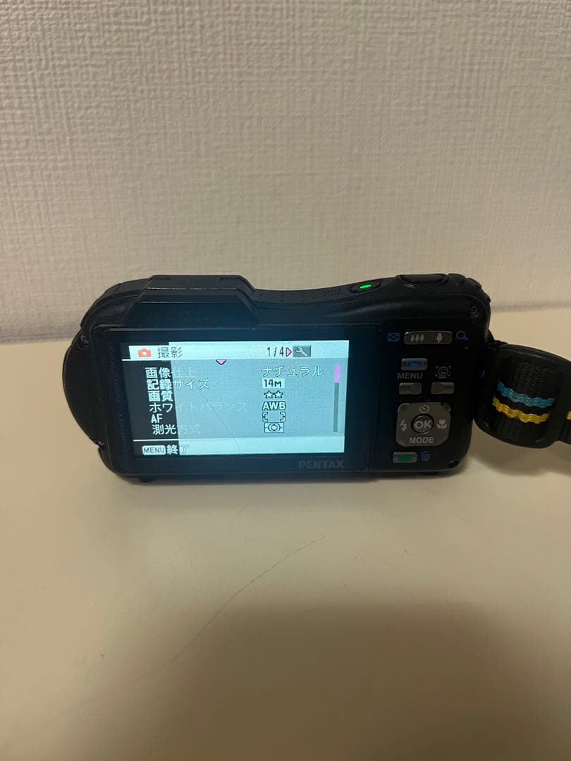 美品！PENTAX Optio WG-1 パープル 防水カメラ