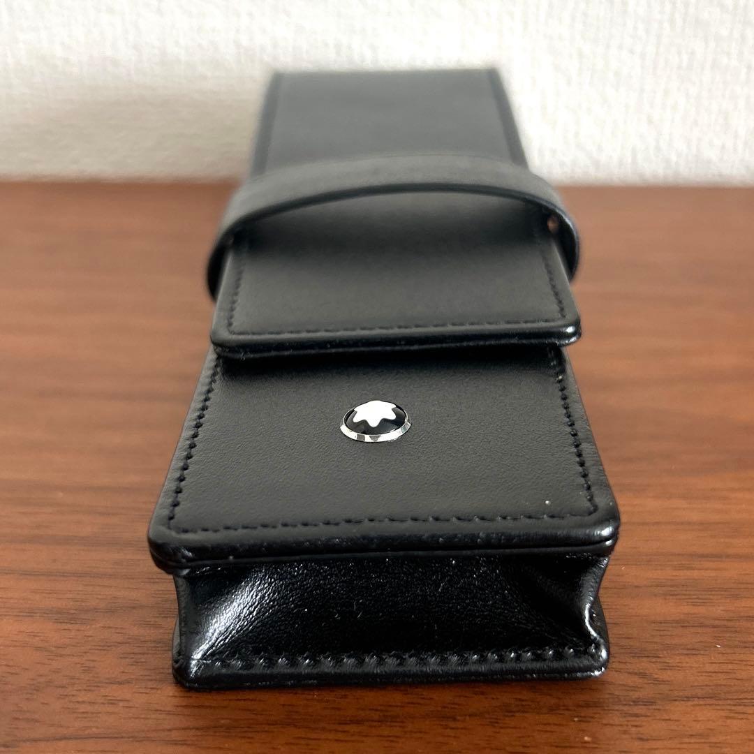 MONTBLANC モンブラン　レザーペンケース　ペンポーチ　2本用
