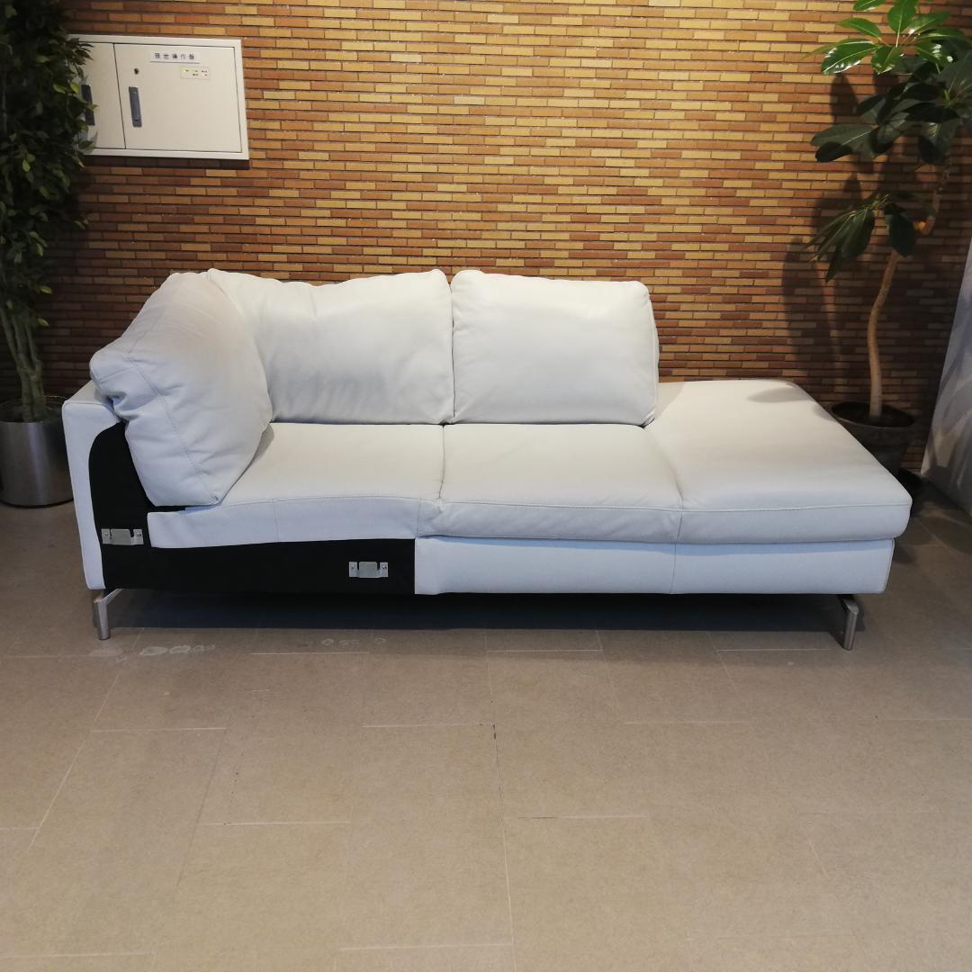 希少 美品♠Natuzzi Italia　３人掛け+右コーナー