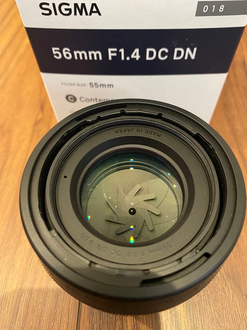 SIGMA 56mm F1.4 DC DN レンズ　SONY Eマウント