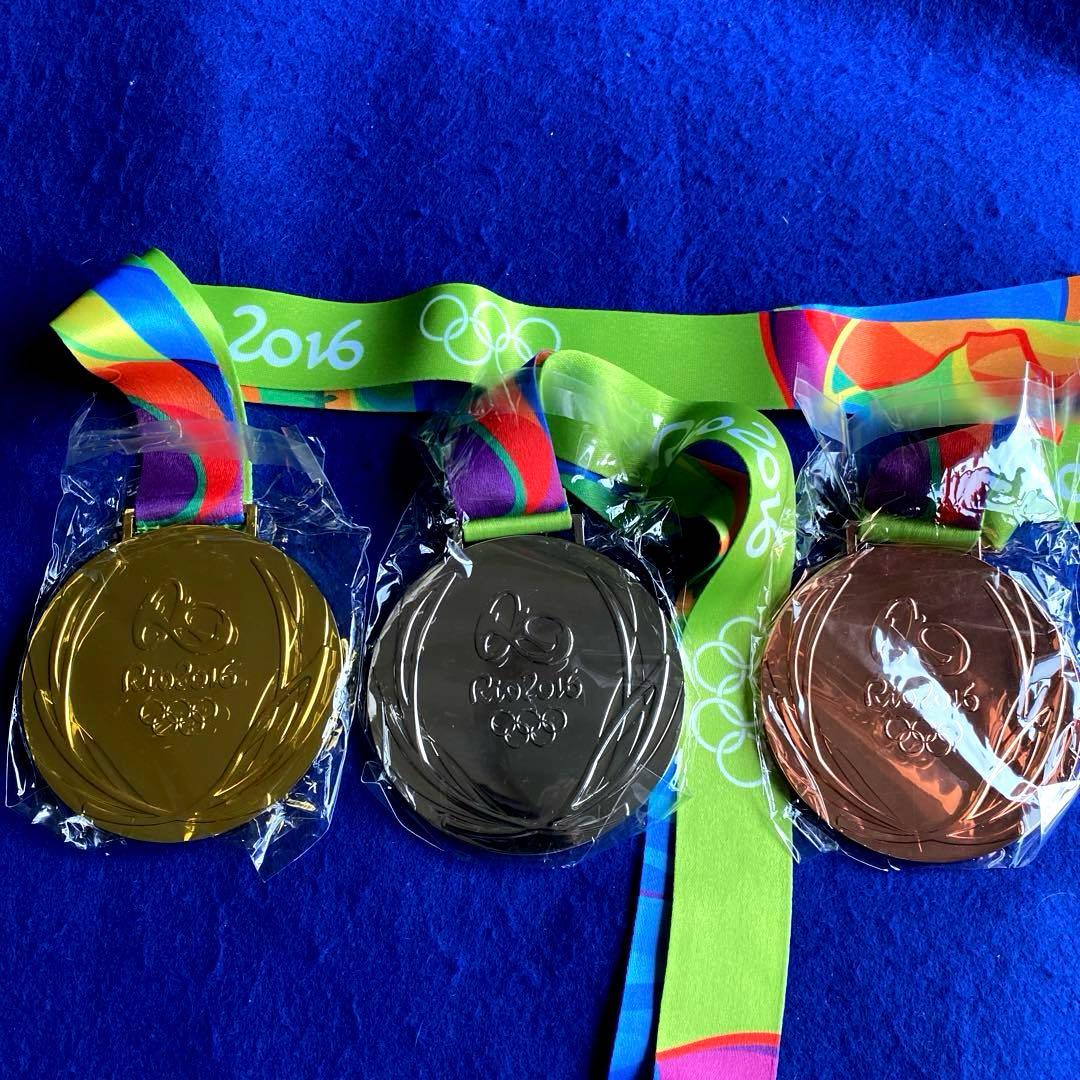【新品】2016リオ　レプリカ　金銀銅メダル　3個セット
