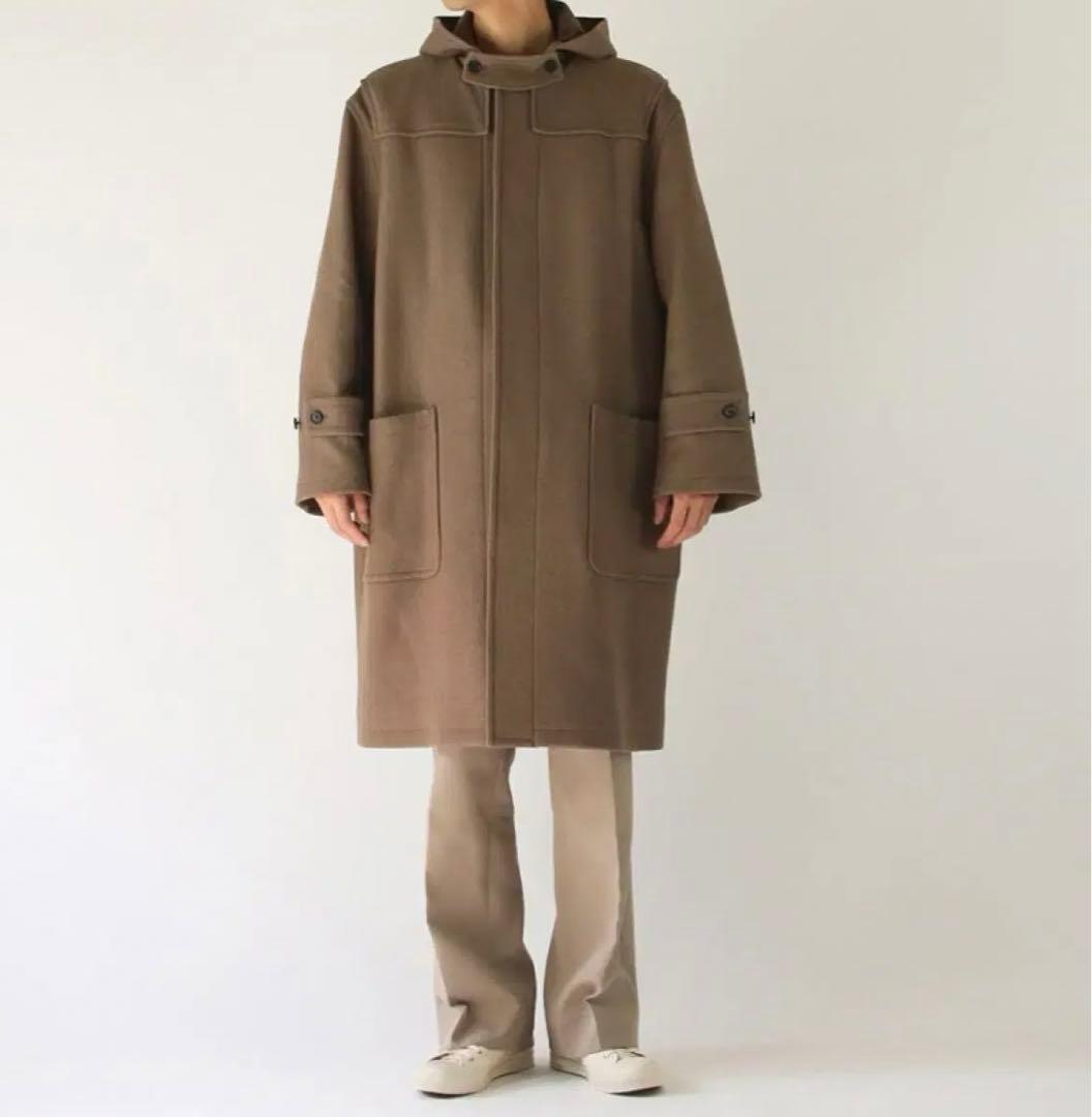 ジャケット・アウター AURALEE WOOL SILK MELTON DUFFLE COAT