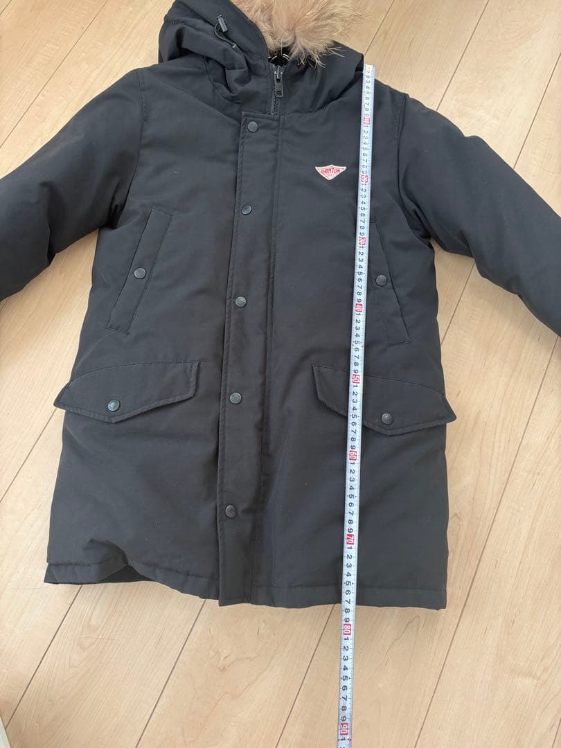 メンズDANTON ダントン　黒ダウンジャケットM 38サイズ