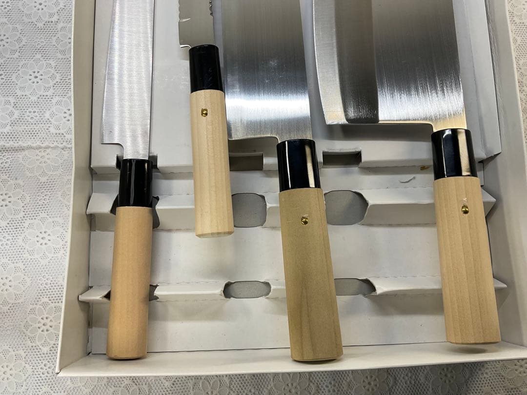 包丁4本セット 関刃物　関宗景