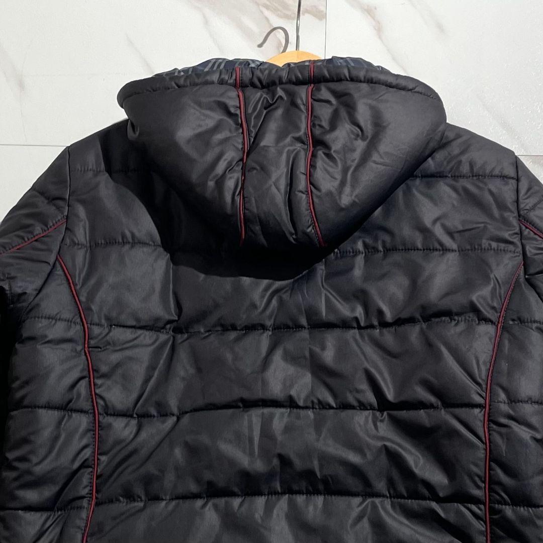 アルマーニエクスチェンジ 中綿ダウンジャケット ブラック XL リバーシブル