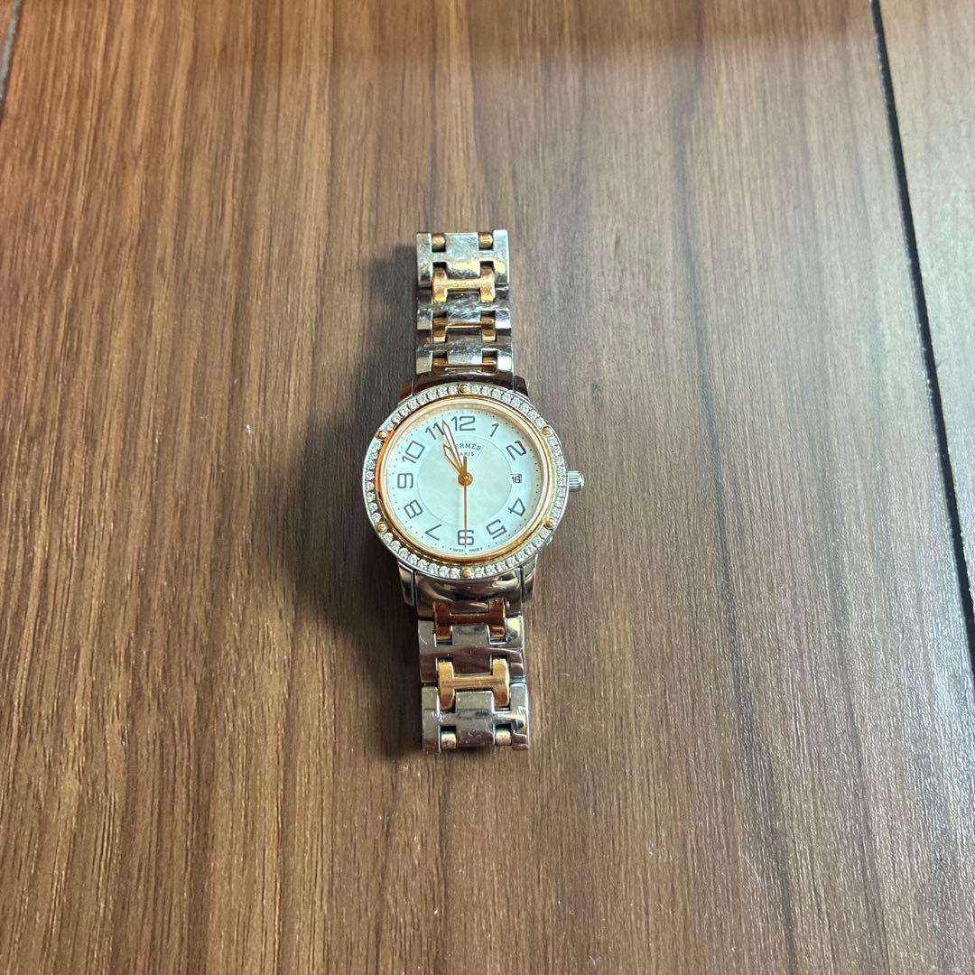 HERMESクリッパーナクレCP1.322.212/4967ステンレス ゴールド