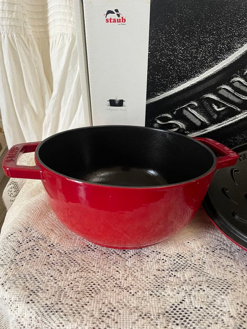 STAUB ストウブ　Wa-NABE M 18cm チェリー