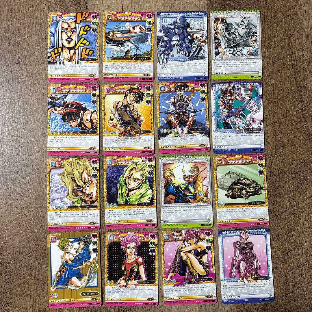 チームブチャラティ　28枚セット　ジョジョの奇妙な冒険　ABCカード　ジョルノ