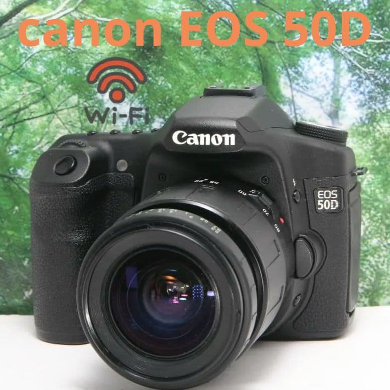 ❤美品♪canon EOS 50D♪高級ボディ!!スマホ転送&超高速連写❤