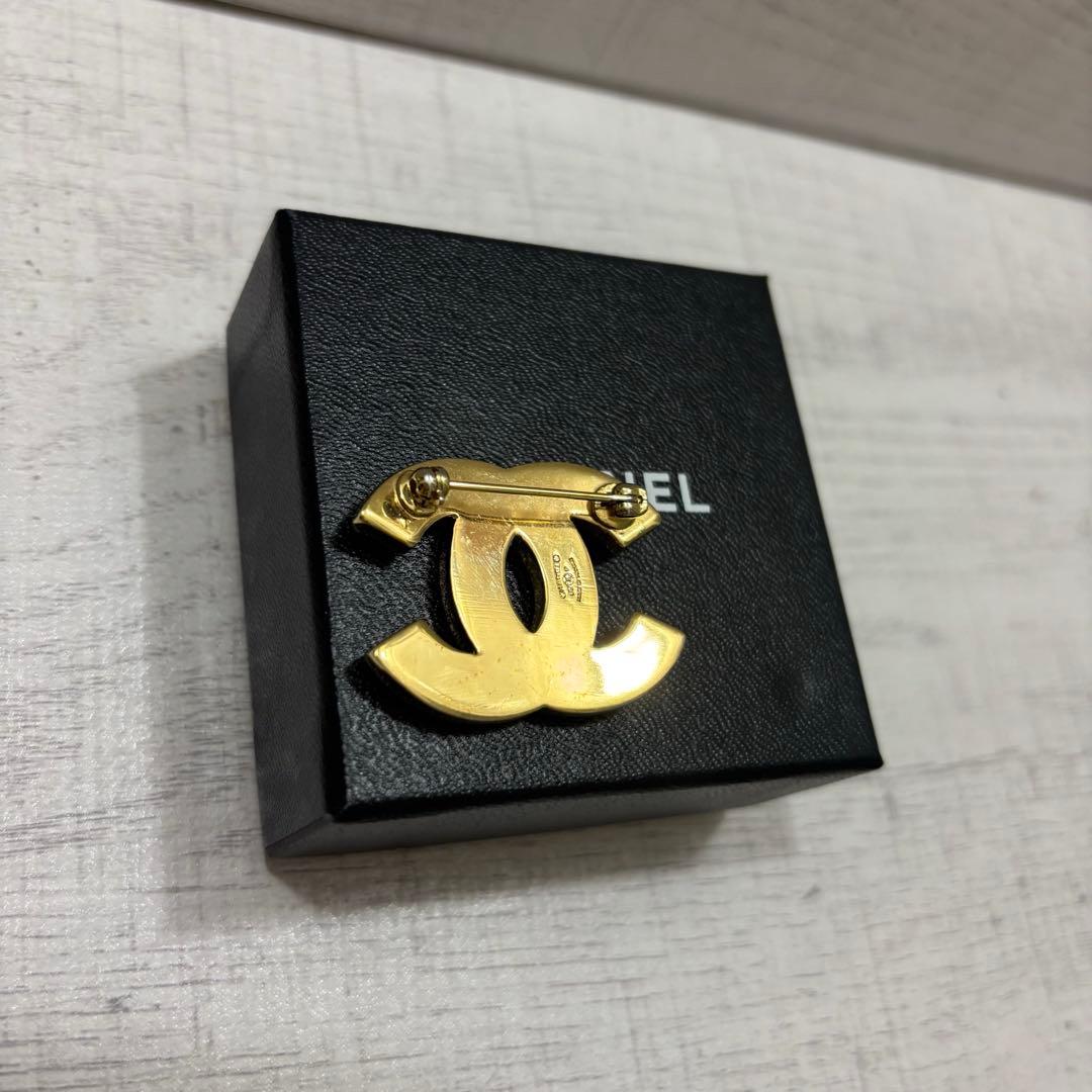 CHANEL シャネル ココマーク ヴィンテージ ブローチ ピンク
