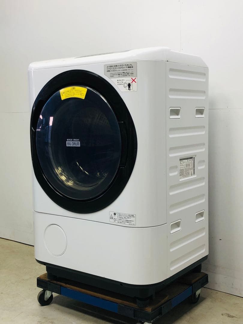 BD-SV110A 右開き3ヶ月保証美品 日立　温水ナイアガラドラム式洗濯乾燥機