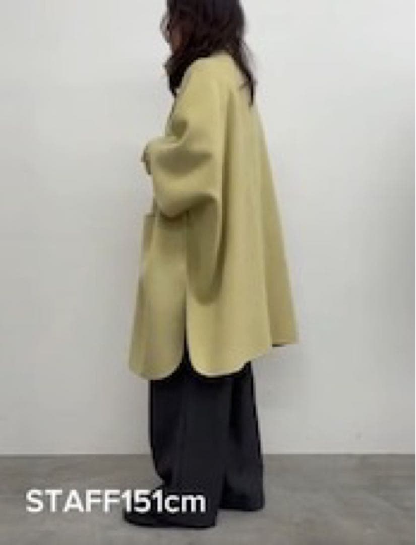 CLOCHE クロッシェ ウールポンチョコート552-84504