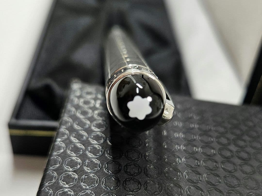 【美品】 モンブラン ボールペン スターウォーカー メタルラバー