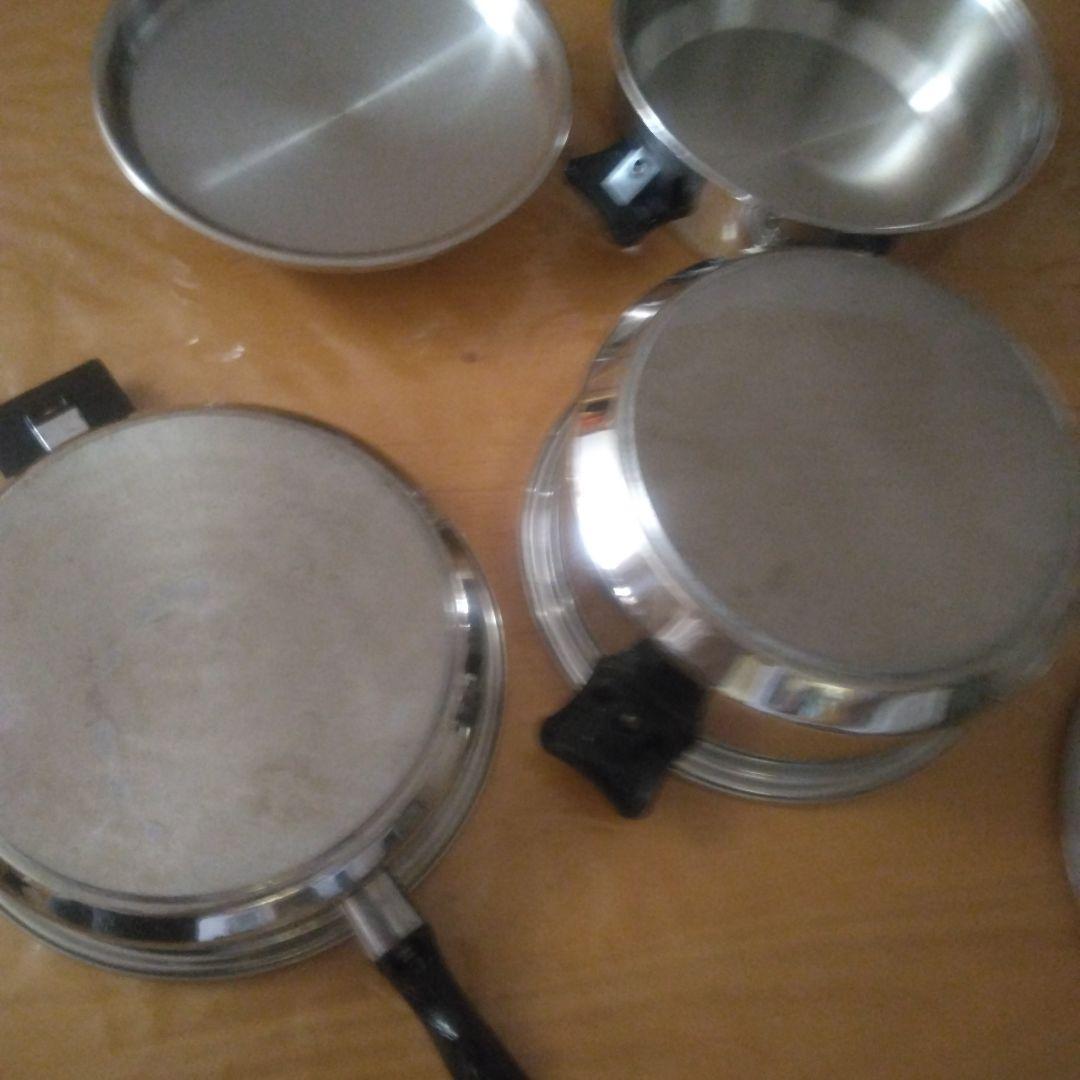 inkor インコア　ダッチオーブン　フライパンステンレス鍋2個セットIH非対応