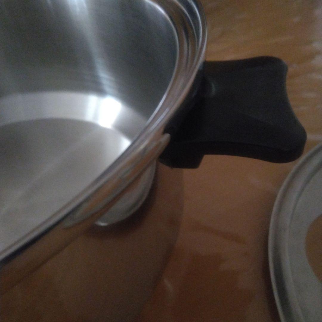 inkor インコア　ダッチオーブン　フライパンステンレス鍋2個セットIH非対応