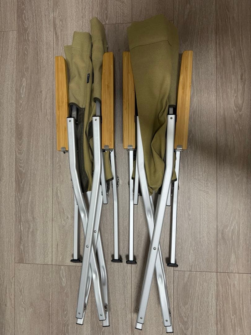  peak ローチェア30 カーキ　2脚セット
