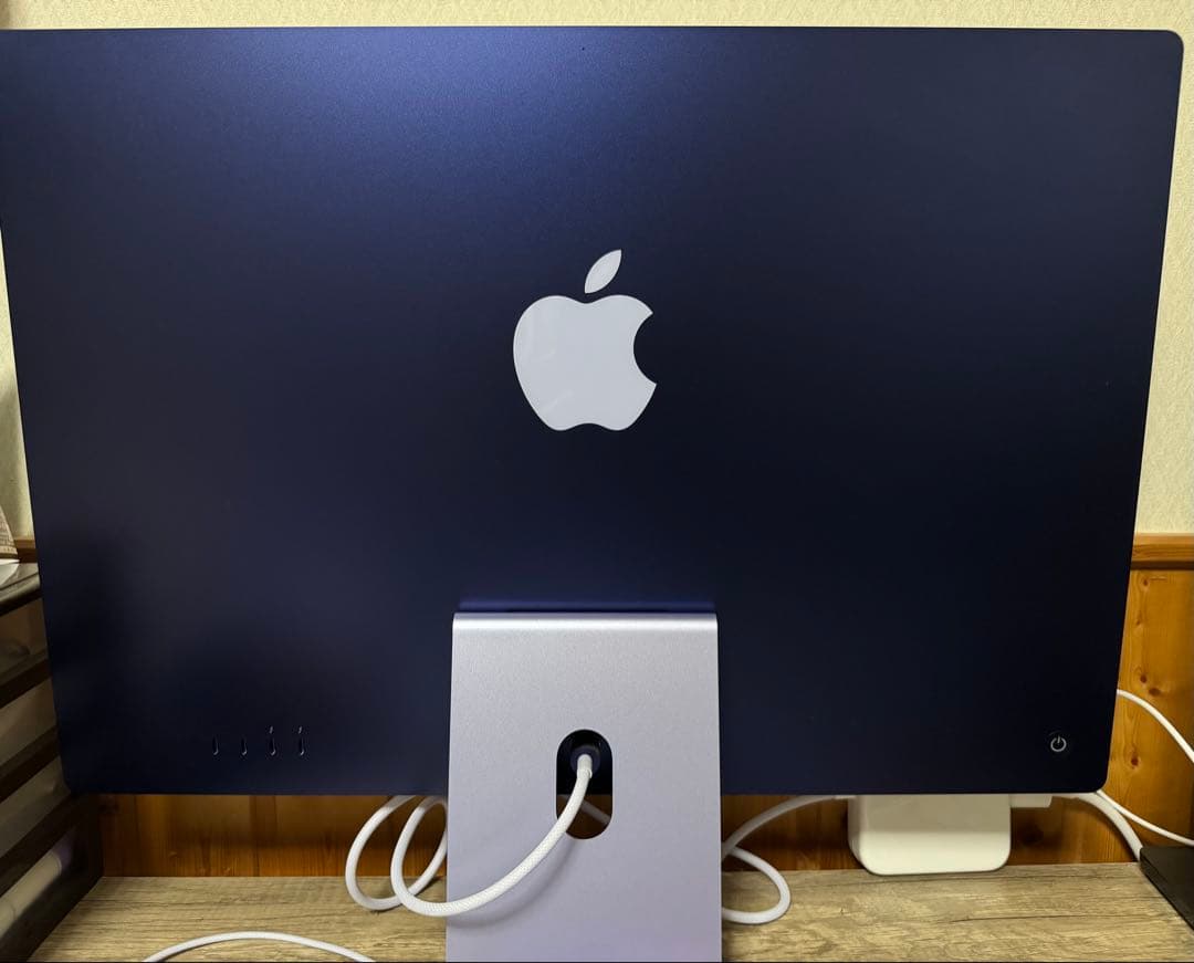 【美品】iMac 24インチ2021 パープル