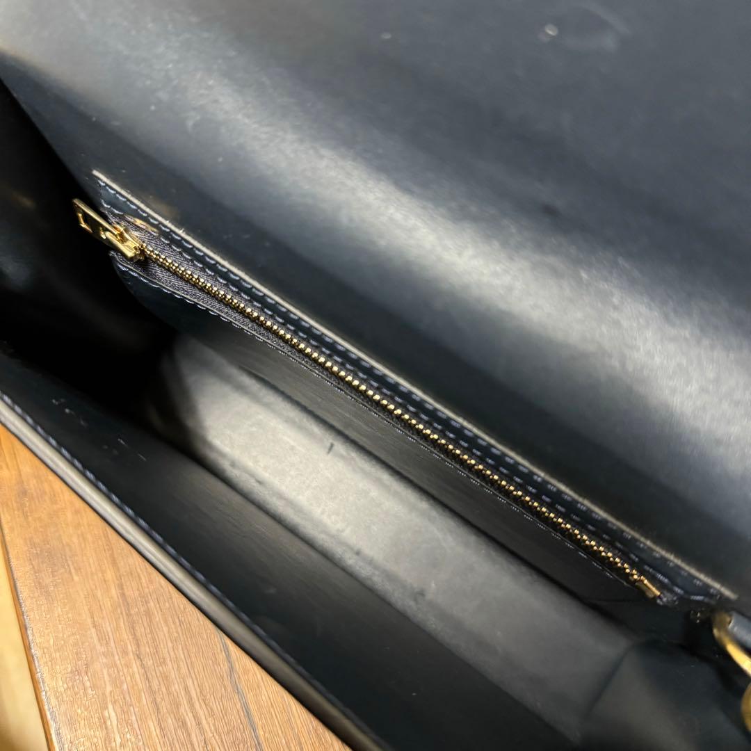 希少！RSVP GOLDEN EYES スムースカーフスキンショルダー　ネイビー