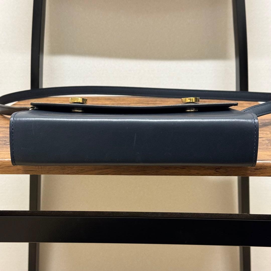 希少！RSVP GOLDEN EYES スムースカーフスキンショルダー　ネイビー