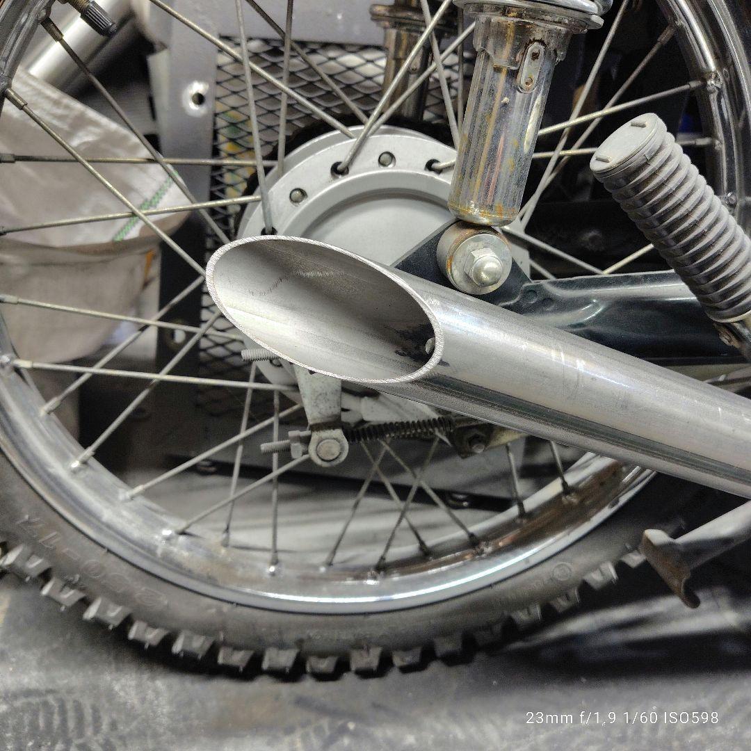 スーパーカブ　ワンオフマフラー　キャブ車専用　製作可能本数2本