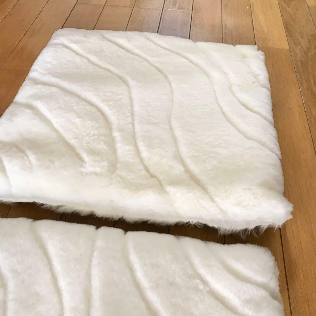 ムートン 座布団 クッション 2枚セット