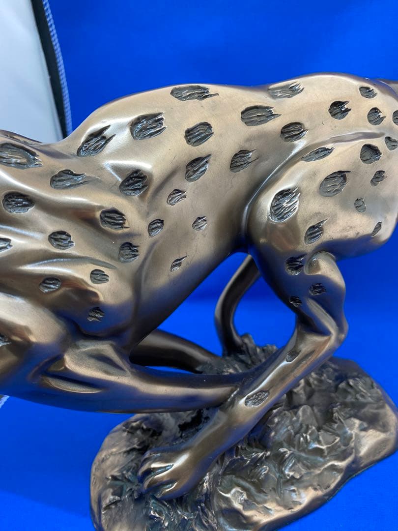 最終値下げ‼️*786　ヒョウ　ブロンズ像　RUNNING LEOPARD